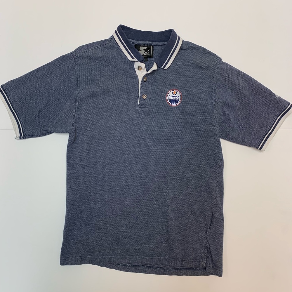 Vintage Edmonton Oilers Starter Polo